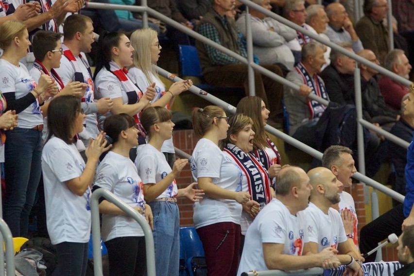 Kibice Energa MKS Kalisz podczas meczu ze Stalą Mielec