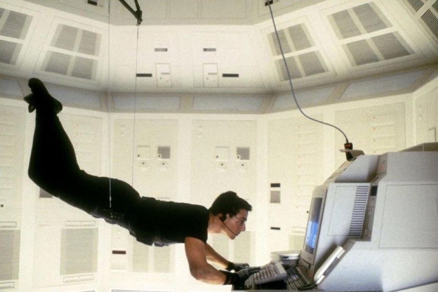 Tom Cruise w "Mission Impossible"