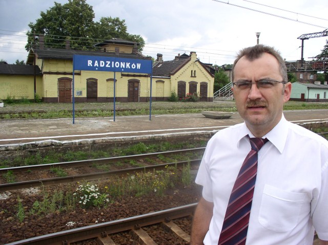 Burmistrz Gabriel Tobor walczy o dworzec PKP w Radzionkowie już cztery lata