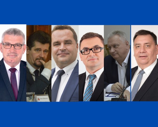 Od lewej: Jan Michalski, Marek Charzewski, Marcin Kwiatkowski, Arkadiusz Skorek, Jerzy Szałach i Marek Szczypior