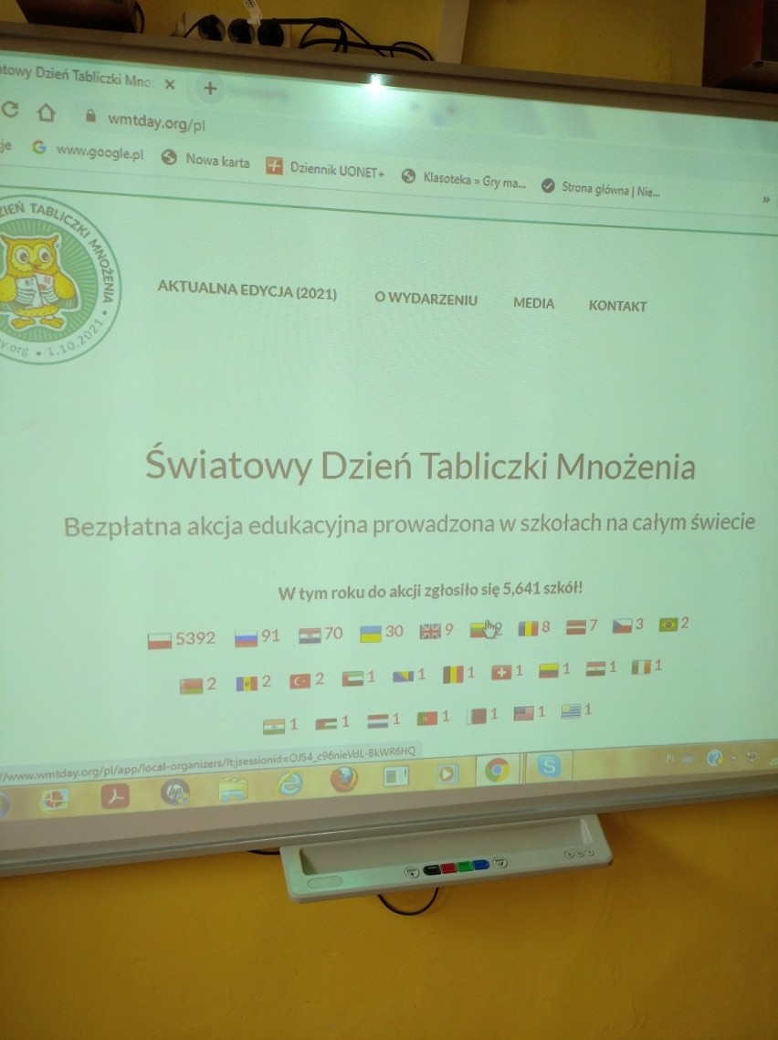 Światowy Dzień Tabliczki Mnożenia w staszowskiej "dwójce". Uczniowie odbierali certyfikaty od dyrektora (ZDJĘCIA)