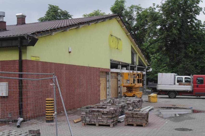 Remont sklepu Biedronka przy ul. Baczyńskiego w Sosnowcu...