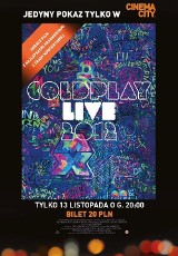 Kraków: koncert Coldplay w Cinema City Bonarka. Wygraj zaproszenia