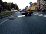 Śmiertelny wypadek w Lęborku. Zginął młody motocyklista [zdjęcia, wideo]