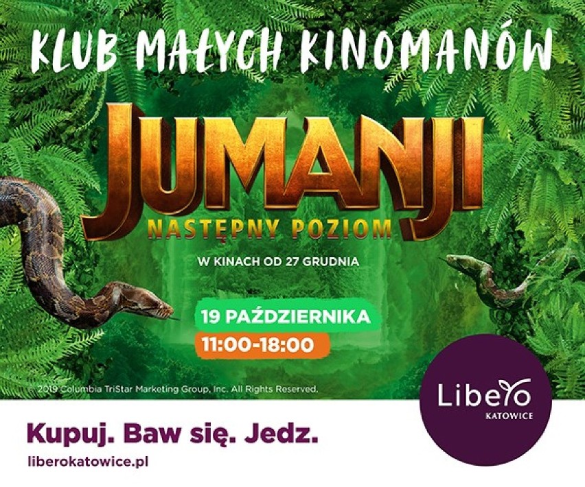 Dżungla z Jumanji w ten piątek w Libero Katowice. Będzie sporo atrakcji