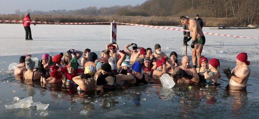 Morsy z Grudziądza wreszcie miały odpowiednią temperaturę do...