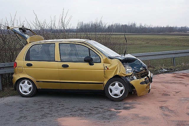 Wypadek w Skowierzynie. Zderzyły się dwa auta