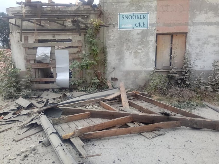 Budynek  przy al. Wojska Polskiego 113 został zburzonyy