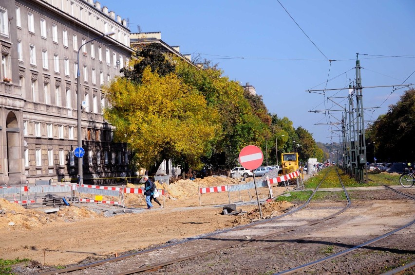 Kraków: remont placu Centralnego [ZDJĘCIA]