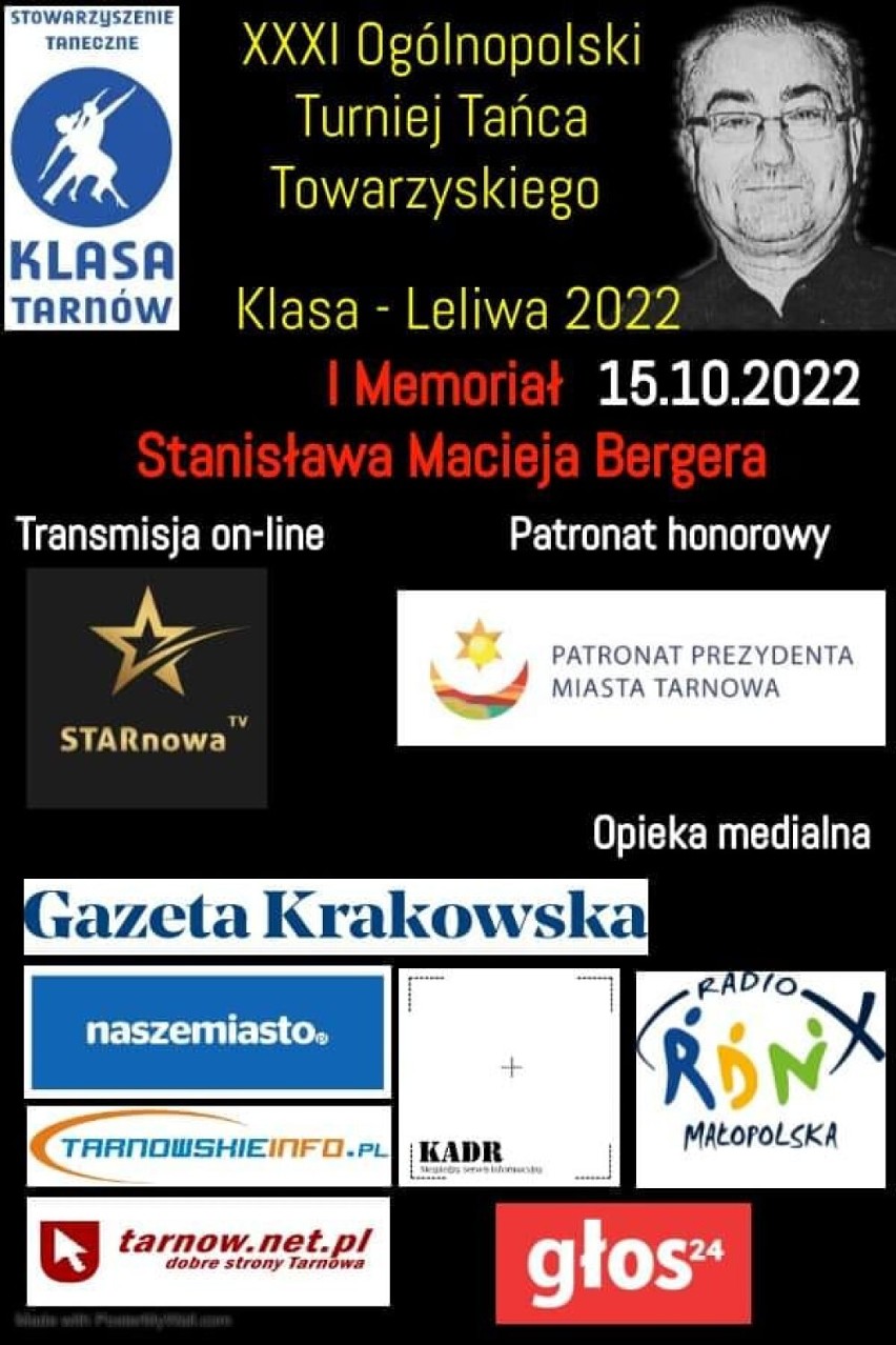 Organizatorem XXXI Ogólnopolskiego Turnieju Tańca...