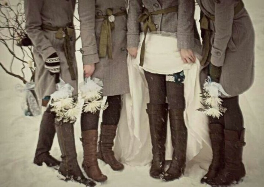 buty zimowe dla gości weselnych