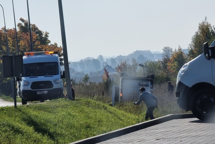 Wypadek na trasie Puck-Swarzewo - 8 października 2021