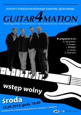 Koncert międzynarodowego kwartetu gitarowego Guitar4mation
