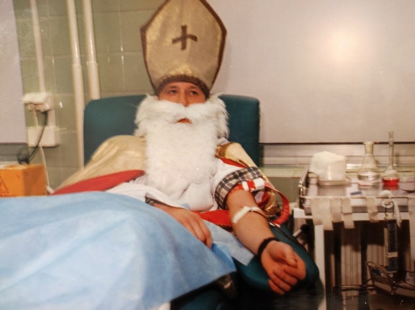 Św. Mikołaj w prezencie oddaje też bezcenny dar -krew
