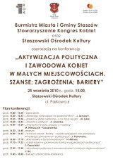 Kongres Kobiet i Joanna Senyszyn w Staszowie