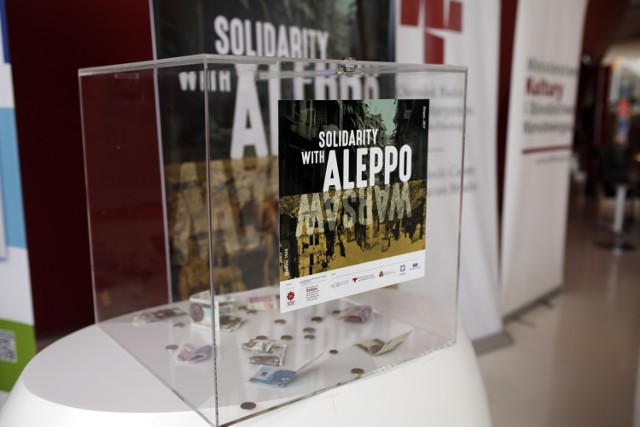 Także w Centrum Kongresowym na szczycie UNESCO w Krakowie zbierano pieniądze dla Aleppo.
