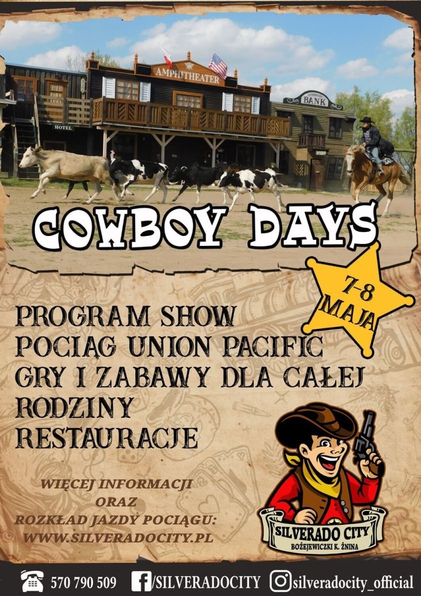 Dwa dni atrakcji podczas "Cowboy Days".