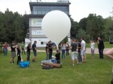 Balon meteorologiczny nad Goczałkowicami