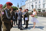 Uroczysta przysięga wojskowa żołnierzy dobrowolnej zasadniczej służby wojskowej w Piotrkowie Trybunalskim, ZDJĘCIA, VIDEO