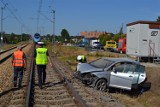 Seat wjechał wprost pod Pendolino w Blachowni! [ZDJĘCIA]