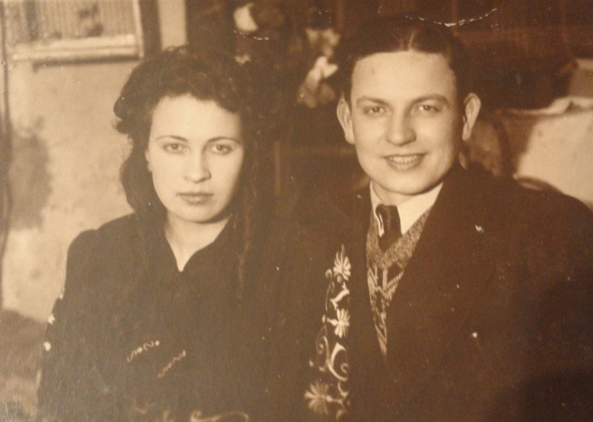 Natalia Wójcik z mężem