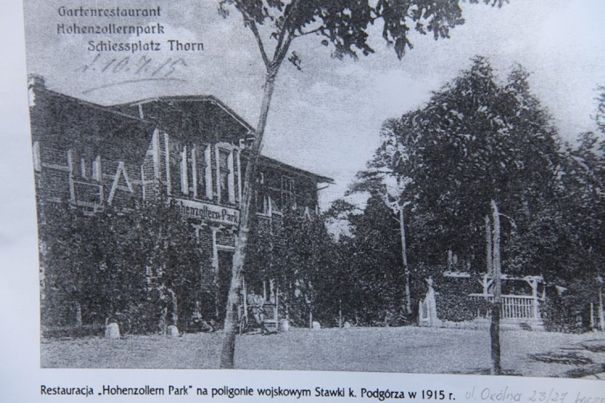 Restauracja "Hohenzollern Park" - zaplecze poligonu, fot. z 1915 r.