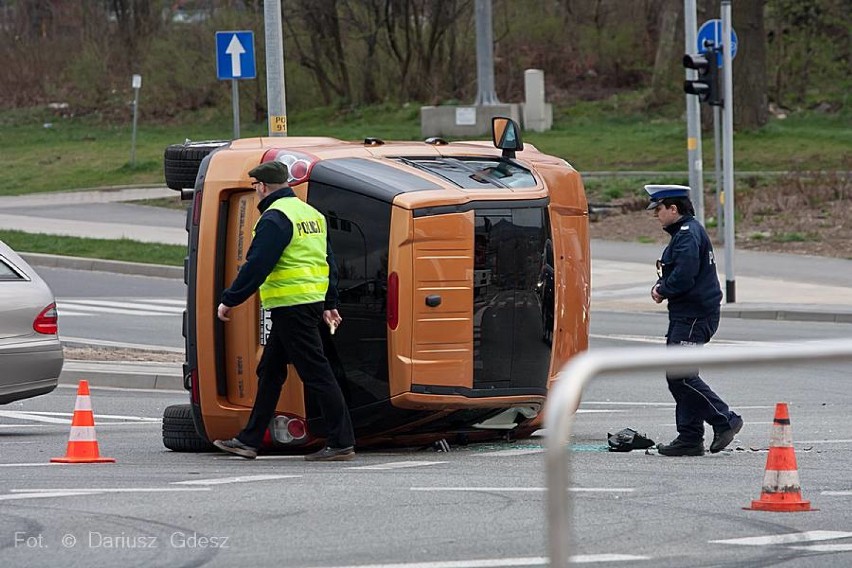 Wałbrzych: Wypadek na skrzyżowaniu Wrocławska i Uczniowska