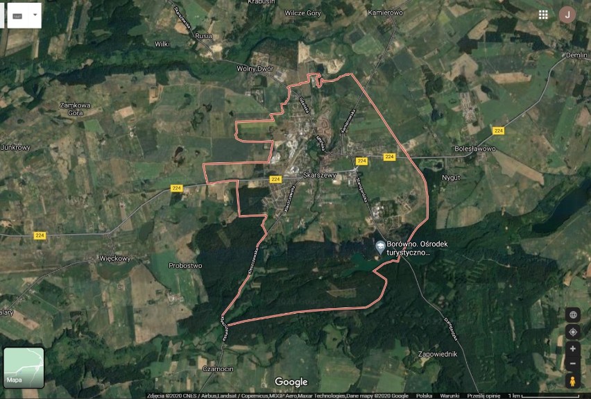 Miasto - 11,96 km²
Gmina - 169,79 km², w tym:
użytki rolne:...