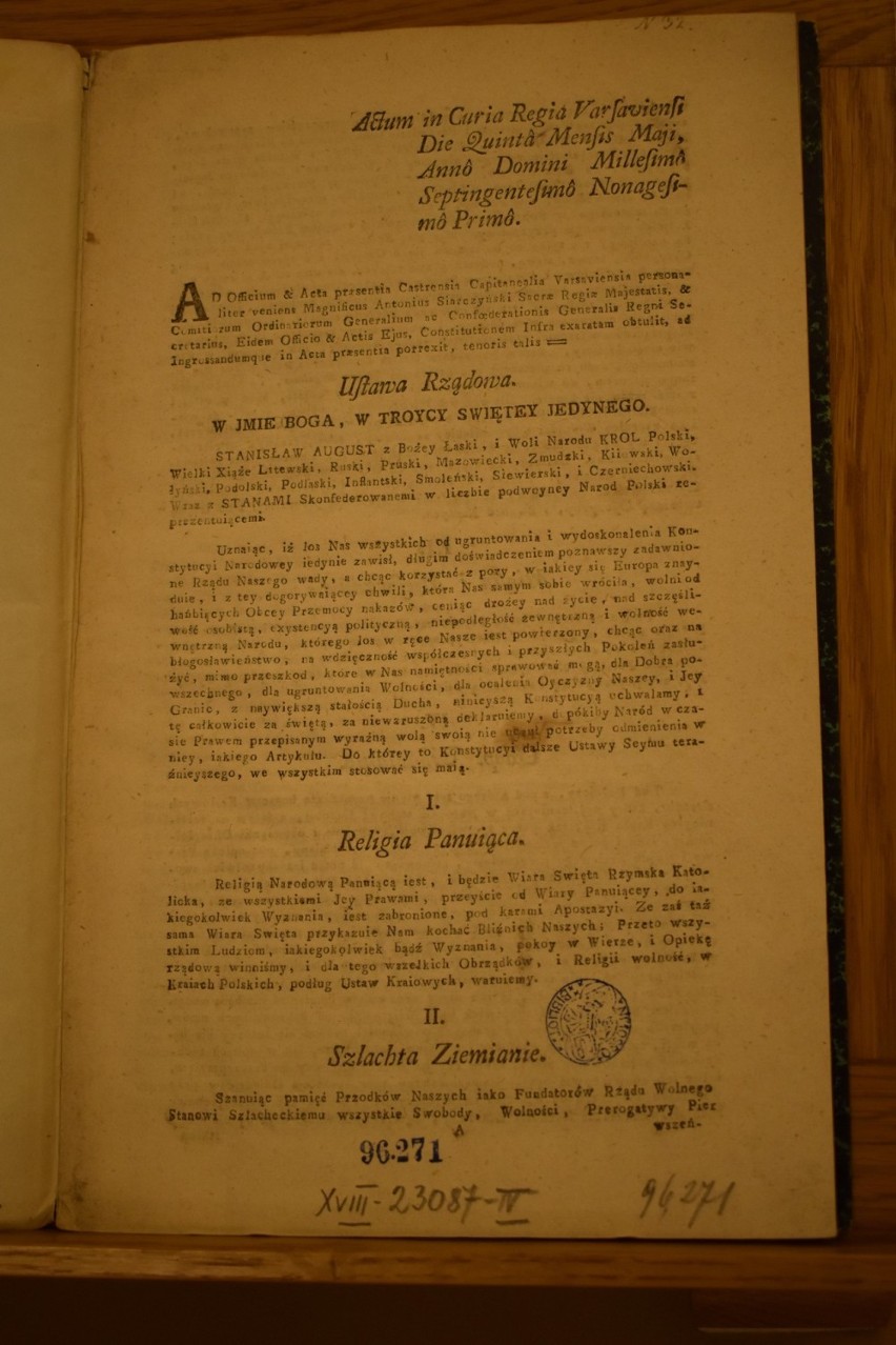 Preambuła Konstytucji 3 maja.