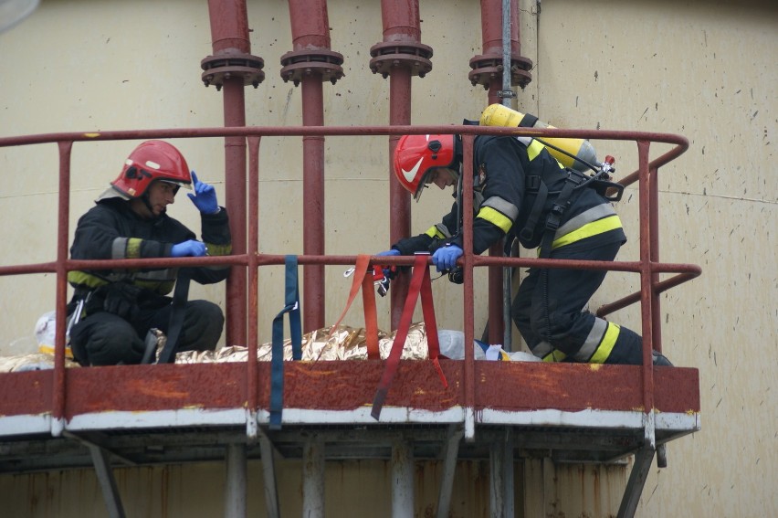 Wybuch i akcja ratownicza w Moszczenicy FOTO