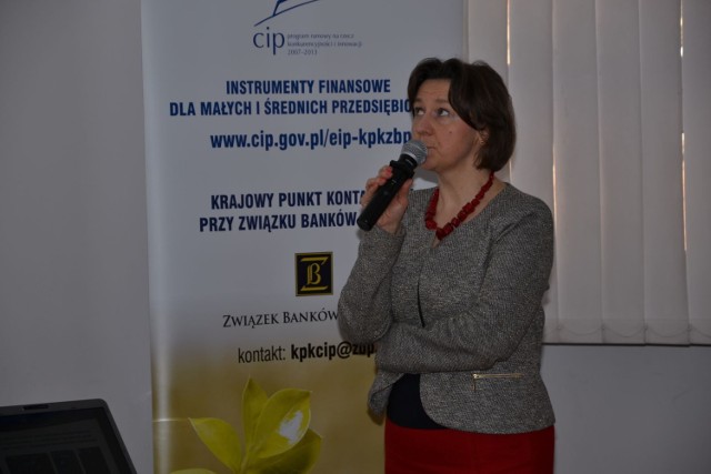 Pani Jadwiga Widziszewska Dyrektor CTT Politechniki Krakowskiej.