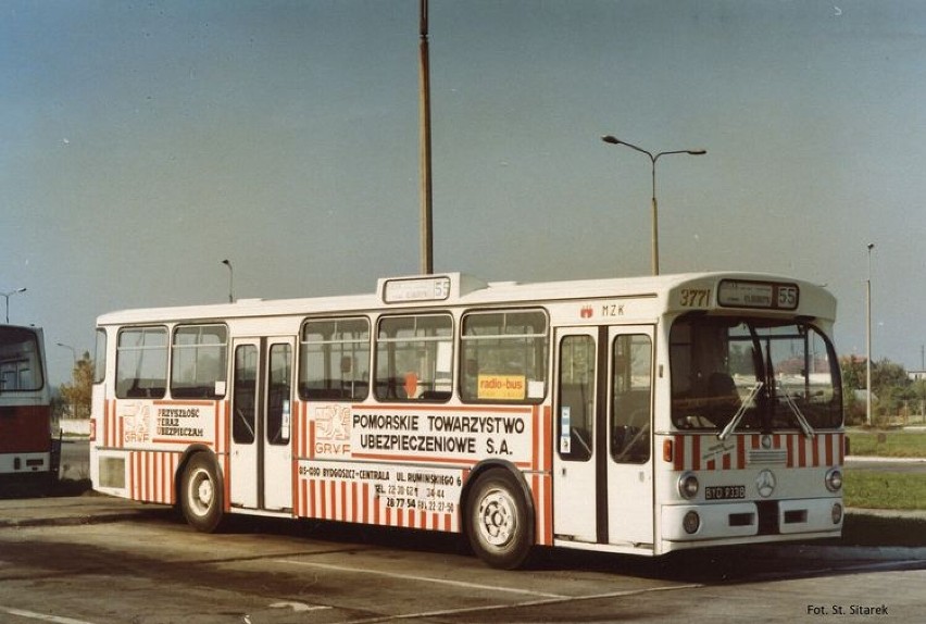 Bydgoszcz w 1991 roku od zakładów komunikacyjnych w...