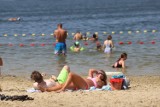 Relaks na Hubertusie. Plażowiczów nie brakuje, pogoda dopisuje ZDJĘCIA