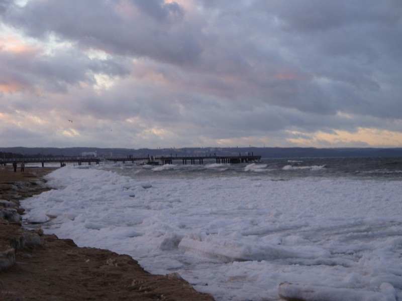 3.Zimowa plaża w Brzeźnie