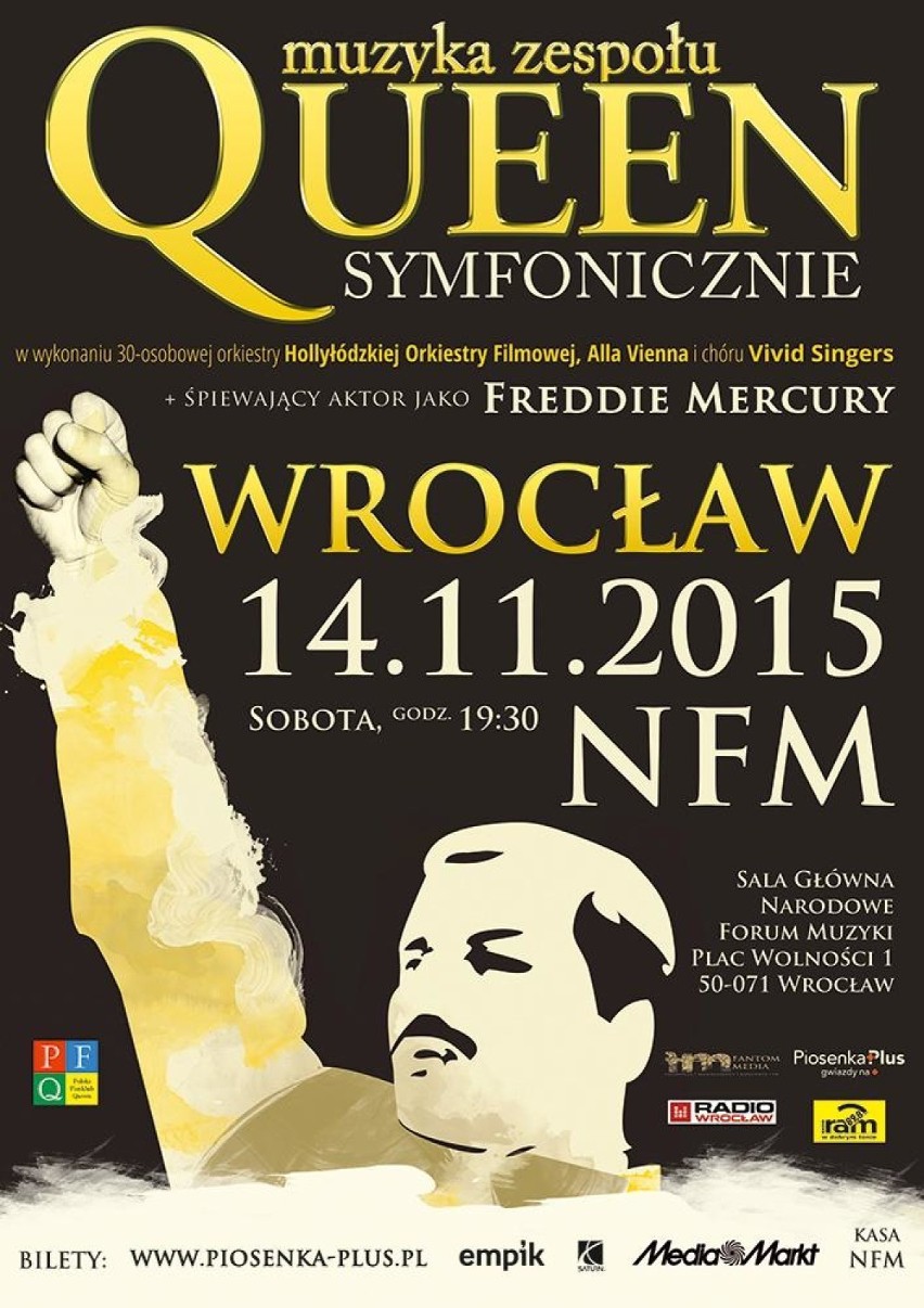 Queen Symfonicznie w NFM 
Termin: 14 listopada godz....