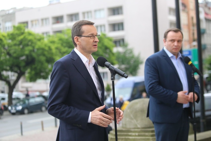 Premier Mateusz Morawiecki w Katowicach, 9 czerwca...