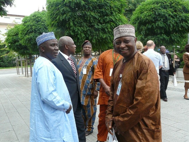 Goście z Nigerii zwiedzili plac Narutowicza