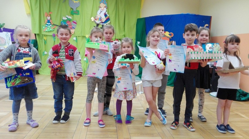 Przedszkolaki z Łagowa odebrały nagrody za najlepsze prace w...
