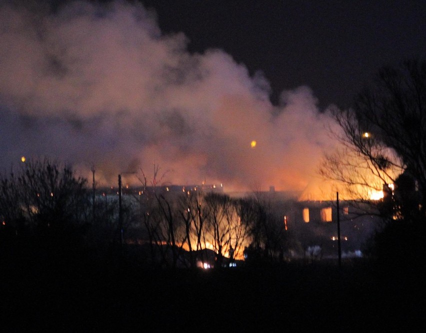 Wybuch gazu w Murowanej Goślinie. Płomień na kilkadziesiąt metrów. Spłonęły trzy domy [ZDJĘCIA, WIDEO]