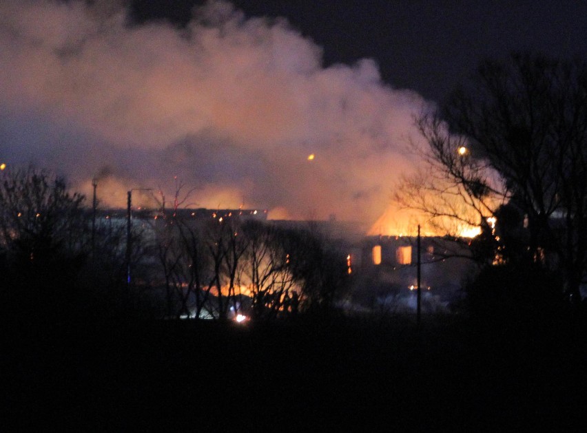 Wybuch gazu w Murowanej Goślinie. Płomień na kilkadziesiąt metrów. Spłonęły trzy domy [ZDJĘCIA, WIDEO]
