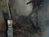 Pożar w Kiełczewie Górnym. Spłonął budynek mieszkalny [ZDJĘCIA]