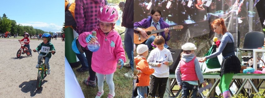Dzień Dziecka:III Dziecięcy Turniej na Rowerkach, Klub Młodego Naukowca, Różany Ogród Sztuki