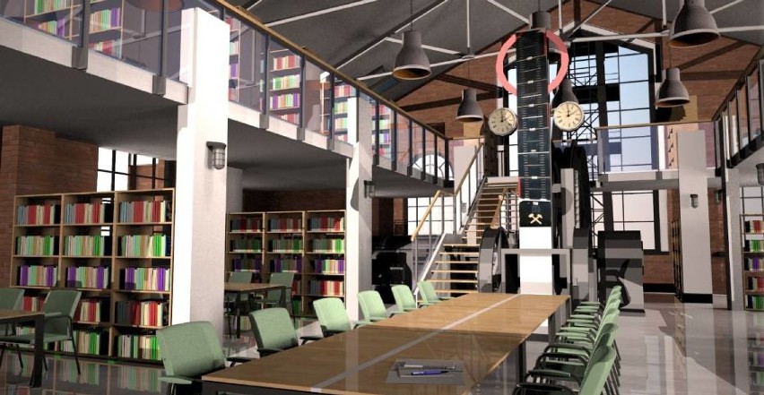 Tak będzie wyglądać nowa biblioteka na terenie kopalni?