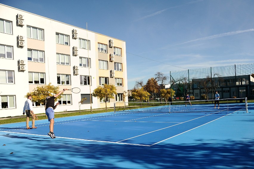 Nowy kort tenisowy przy Zespole Szkół Budowlanych w Jaśle