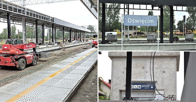 Trwa remont dworca kolejowego w Oświęcimiu. Na początku lipca 2022 widać efekty budowy peronów III i IV. Częściowo zostało udostępnione podziemne przejście. Powstają windy dla osób niepełnosprawnych.