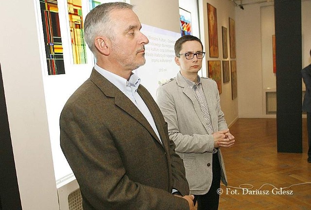 Roman Szełemej, prezydent Wałbrzycha (po lewej) i Jacek Drejer, dyrektor Muzeum w Wałbrzychu