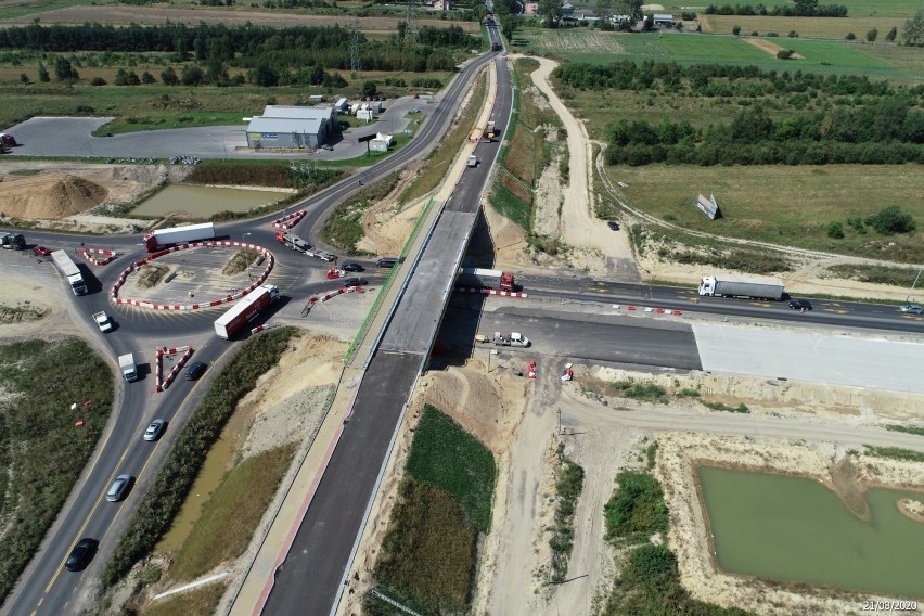 Budowa autostrady A1. Nowe utrudnienia na odcinku Kamieńsk - Radomsko