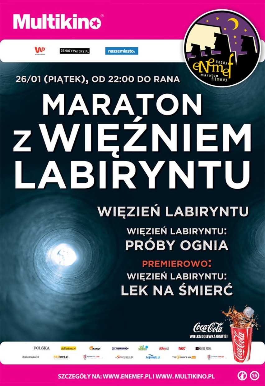 ENEMEF: Maraton z Więźniem Labiryntu w bydgoskim Multikinie. Mamy dla Was podwójny bilet! [konkurs] 