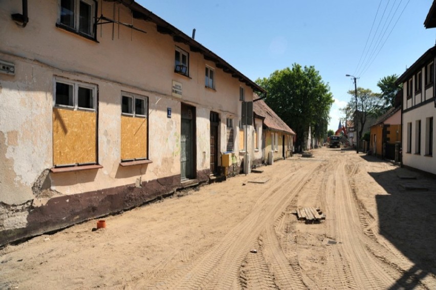 Remont ulicy Sprzymierzeńców w Ustce - FOTO