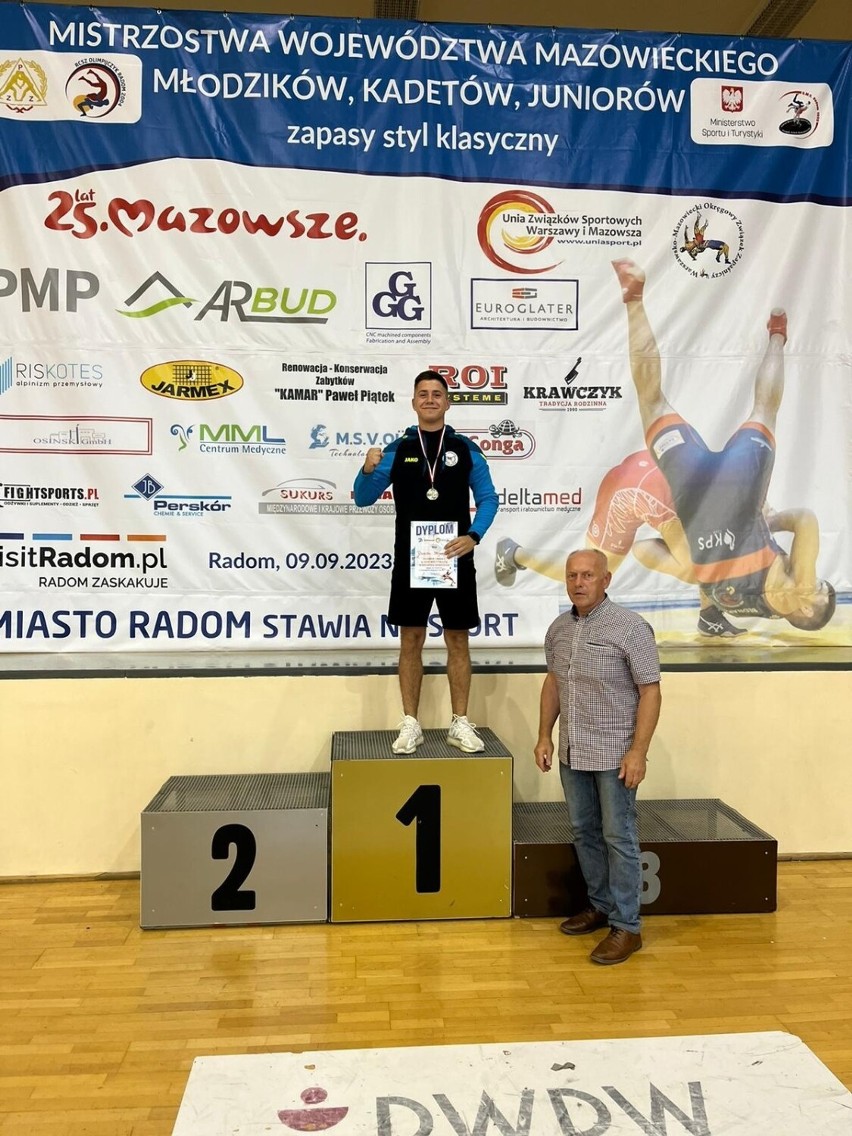 UKS „Zapaśnik" Radomsko walczył w Radomiu w Mistrzostwach...